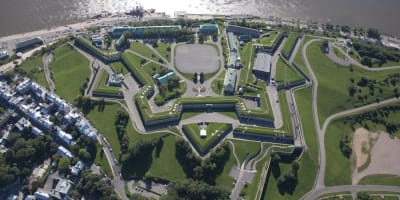Vue aérienne - Citadelle de Québec - Musée Royal 22e Régiment.