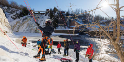 Ice climbing, Riki Bloc - Coopérative d’escalade.