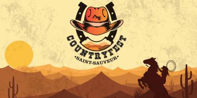 Affiche du Countryfest Saint-Sauveur.