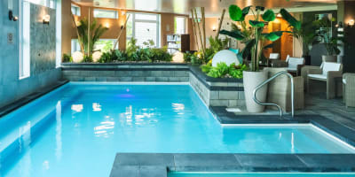 Piscine à l'Hôtel du Jardin.