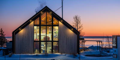 Distillerie des Marigots in winter