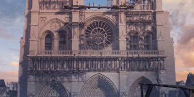 Eternal Notre-Dame - Exterior of a cathedral.