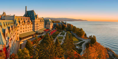 Le Manoir Richelieu en automne.