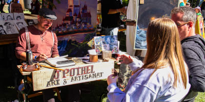 Artiste - Festival des artisans de Sainte-Marcelline-de-Kildare.