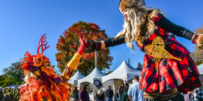 Festival des couleurs de Rigaud.