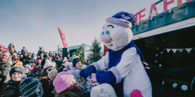 Mascotte - Fête d'hiver de Rouyn-Noranda.