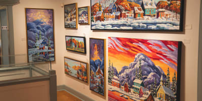 Galerie d'art Au P'tit Bonheur.