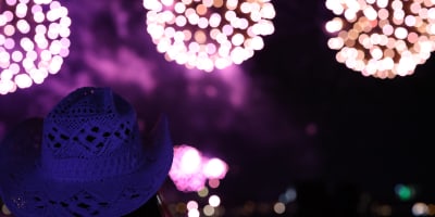 Fireworks at Grands Feux Loto-Québec.