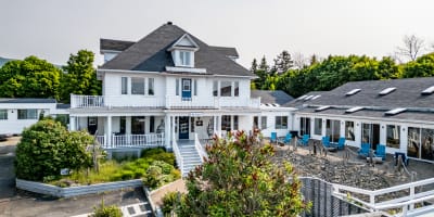 Aquamer Hotel in the Gaspésie region.