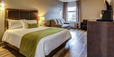 Room with one bed
