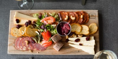 Repas gourmand du terroir.