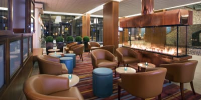 Lounge de l'hôtel Le Georgesville.