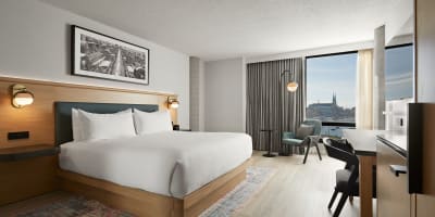 Chambre avec 1 lit King - Hôtel MOCO Valleyfield.