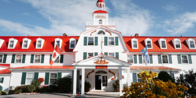 The Tadoussac hotel.