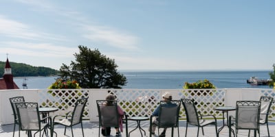 The Tadoussac hotel.