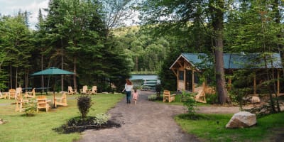 Huttopia Les Deux Lacs – Laurentides 