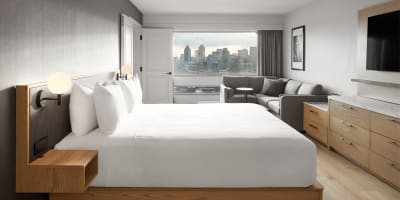 Chambre de la suite présidentielle au Hyatt Place Montréal - Centre-Ville