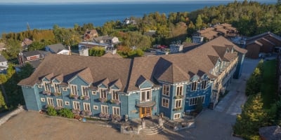 Aerial view of La Remontée Apartments-Hotel.