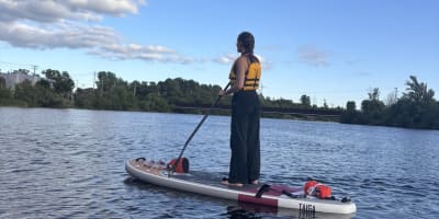 Paddleboard at De la Lievre nautical center.