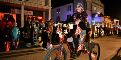 L'halloween à la Pocatière dans la rue.