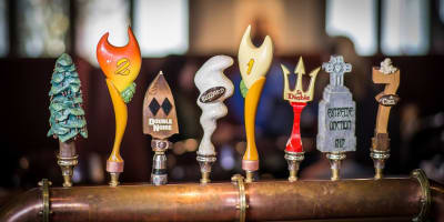 Ligne de fût de bières. 