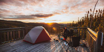 Camping - Mont Edouard.