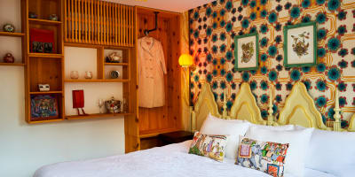 Chambre « Coucher de soleil » du Motel Chelsea.