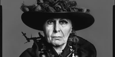 Louise Nevelson, sculptor, New York May 13, 1975