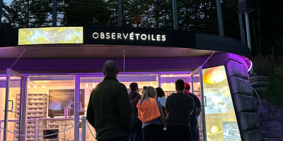 Entrée en soirée, ObservÉtoiles.