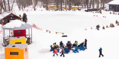 Parc de la Rivière-des-Mille-Îles in Winter.