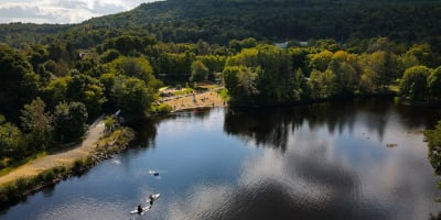 Parc nature émélinois - Plan d'eau en forêt