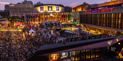 Quartier des spectacles.