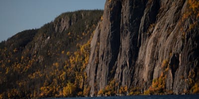 La Réserve faunique de Port-Cartier–Sept-Îles en automne.