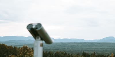 Observation point on the Mountain Road.
