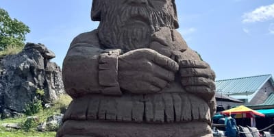 Gnome en sable.