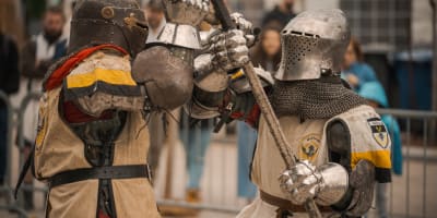 Knights' combat.