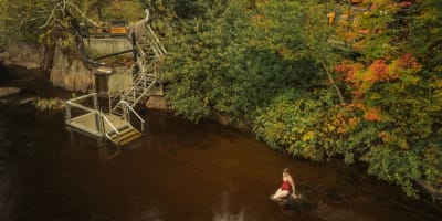 Une pause bien-être au rythme des saisons au Scandinave Spa Mont-Tremblant