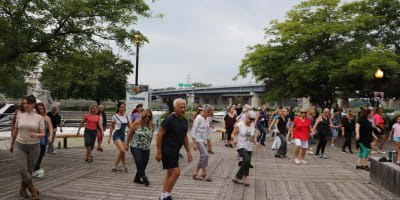 Soirées danse en ligne.