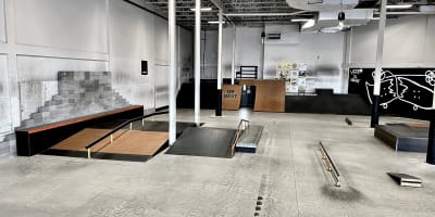 Skatepark intérieur de SPIN Skatepark.
