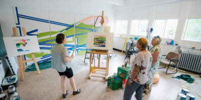 Symposium international d'art contemporain de Baie-Saint-Paul.
