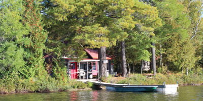 Fishing and relaxing