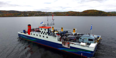 Traverse du lac Témiscouata (ferry).