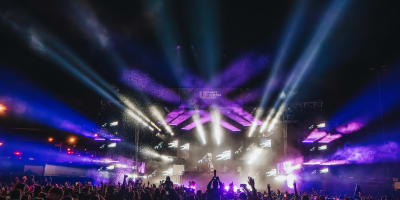 Stage at Unity Electro Fest.