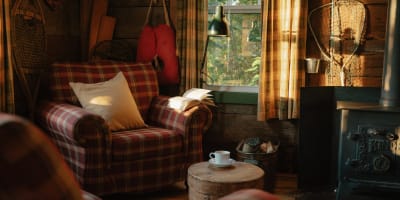 The interior of a cabin, Vieux Loup de mer.
