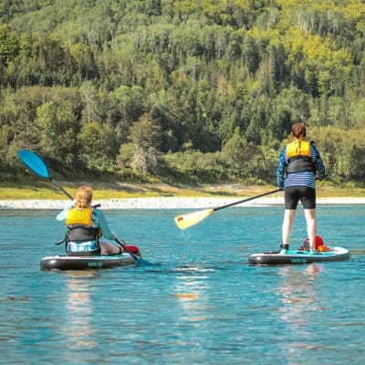 SUP sur la rivière Restigouche - 10 km