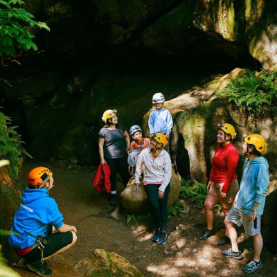 Visite guidée d'une caverne