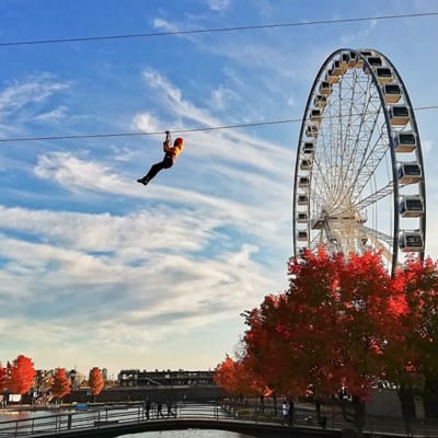 Tyrolienne MTL Zipline