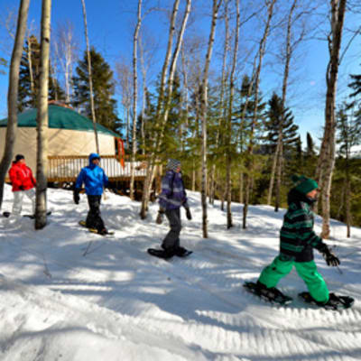 Guided snowshoe hike with lunch