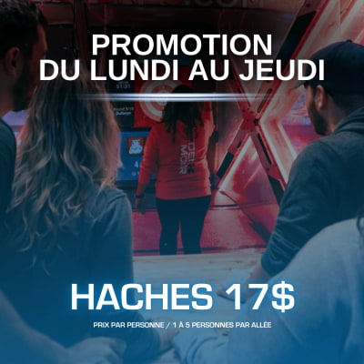 $17 Axe Throwing Promotion