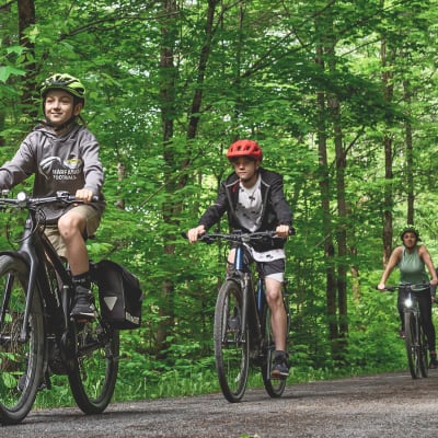Forfait Aventure à vélo - Station Duchesnay & Vélopiste Jacques-Cartier/Portneuf